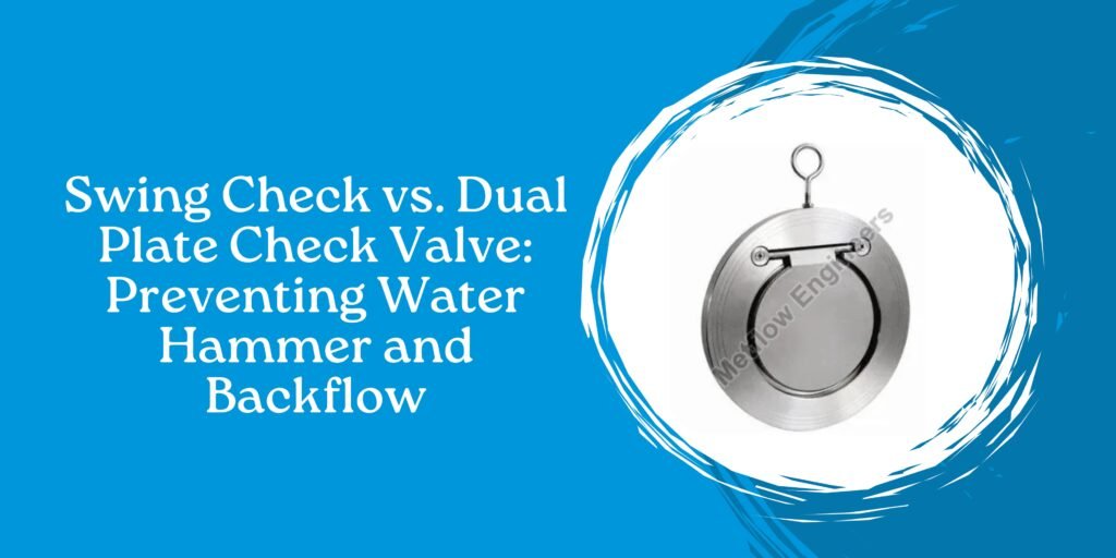 Swing Check vs. Dual Plate Check Valve: Preventing Water Hammer and Backflow
